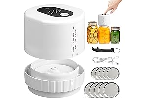 Seal Once Electric Mason Jar Vacuum Sealer Kit