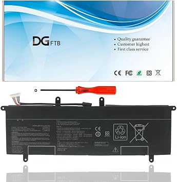 DGFTB C41N1901 Laptop Battery Replacement for Asus ZenBook Duo UX481 UX481F UX481FL UX481FA UX481FAY UX481FLY UX4000F UX4000FL UX481FA-BM021R UX481FA-DB71T BM049T UX481FL-BM040T UX481FL-BP1505T 70Wh