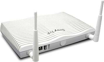 DrayTek Vigor 2866ax - WiFi 6 Dual Band Router, Simultaneous WAN, VDSL2/ADSL2+/G,Fast,6 x Lan Ports, 32 VPN Tunnels, 3G/4G LTE Failover Support. Ideal For Business, Homeworking