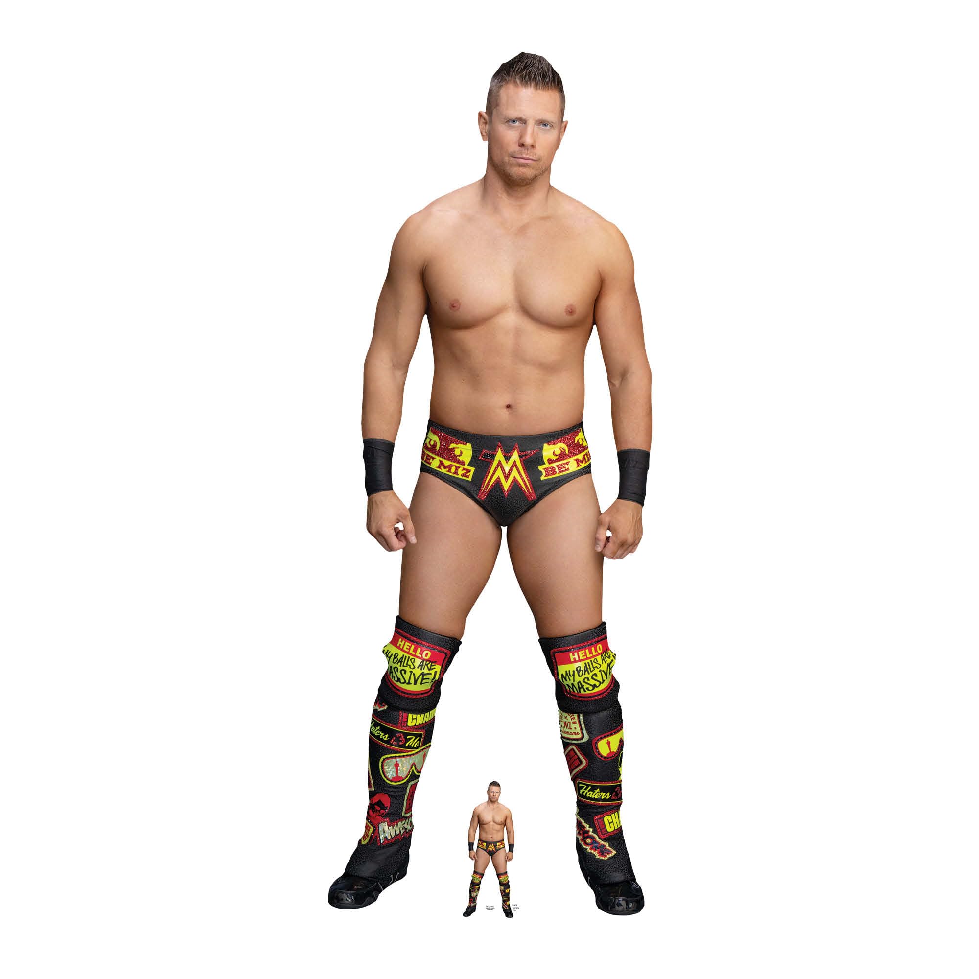 Star Cutouts SC4408 WWE The Miz A-List Superstar Lifesize Cardboard Cutout – Wrestling Party Decoration, Event Display & Fan Gift