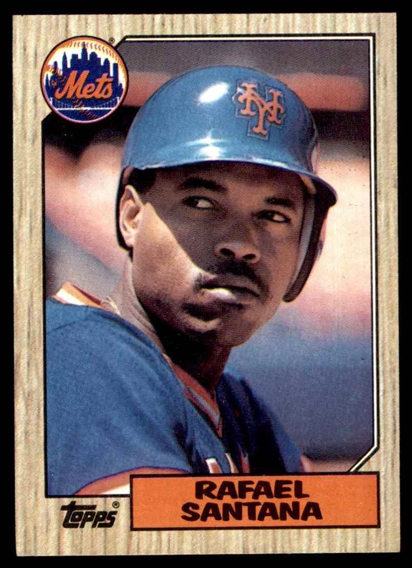 Amazon.com: 1987 Topps #378 Rafael Santana New York Mets (Baseball
