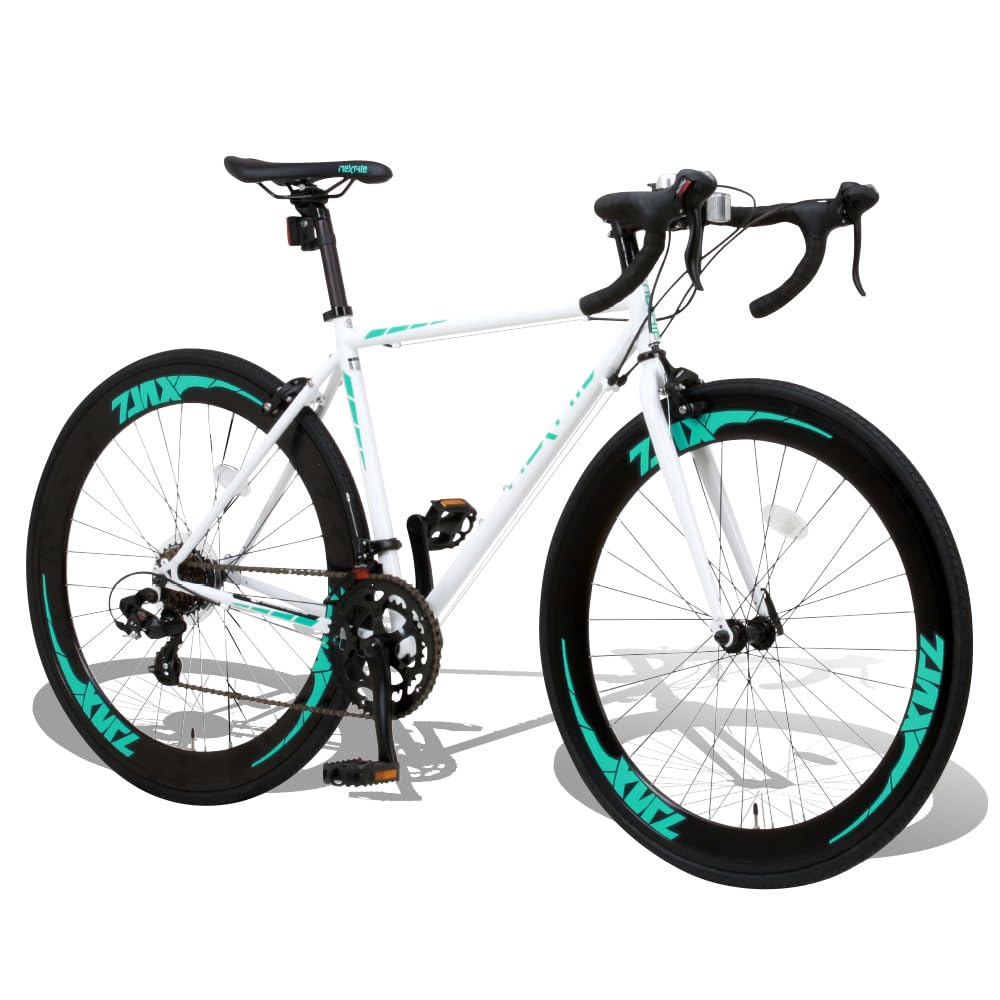 ロードバイク ZNX-7014 ホワイト 490mm