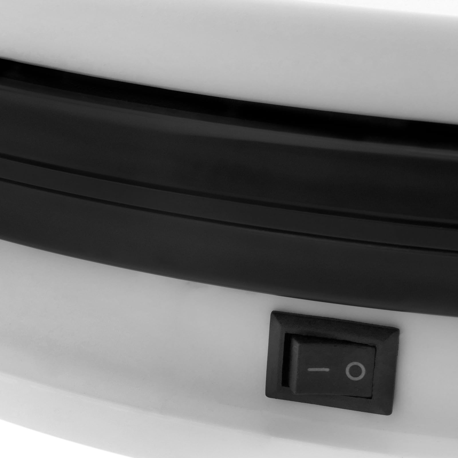 PrimeMatik - Base giratoria eléctrica de 35 cm. Plataforma Rotatoria de Color Blanco