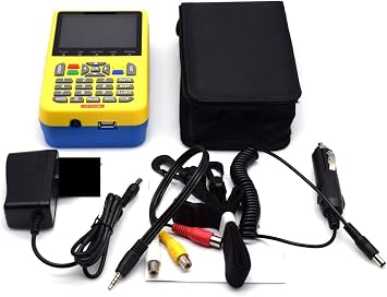 Digital Satellite Finder, V8 Finder 3.5 Inch DVB-S2X/S2/S 1080P HD Receptor TV Signal Receiver 8 FINDER 2 Digital Satellite Finder,Satellite Finder Meter