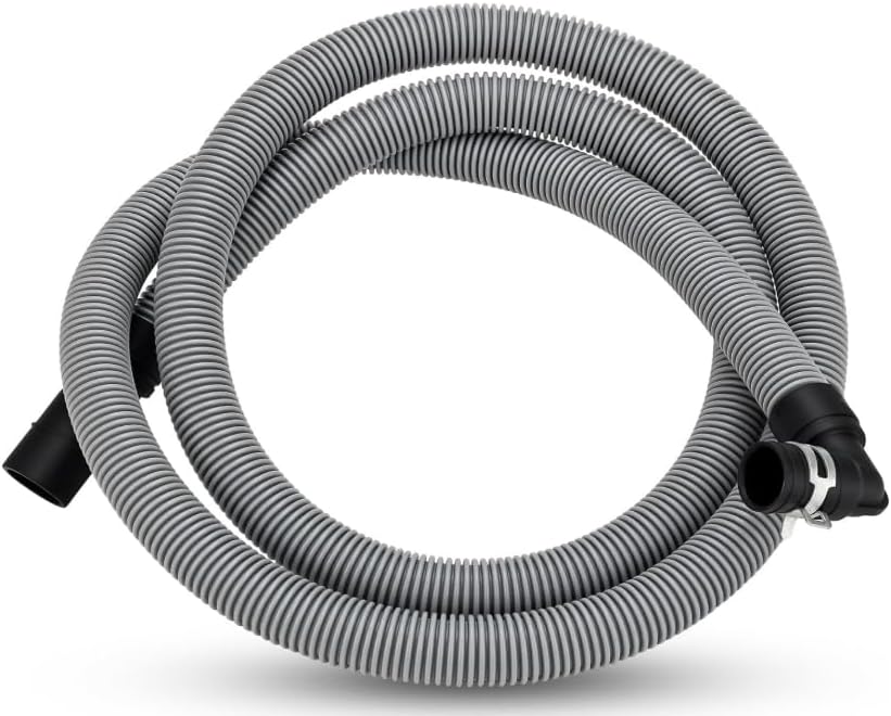 Dishwasher Drain Hose DD97-00403E Compatible with Samsung DW80R DW80B DW80J DW80K DW60M DW80H Series Dishwashers, Replacement Part AP6981640 PD00069562 PS12749174 EAP12749174,7.25ft Corrugated Drain