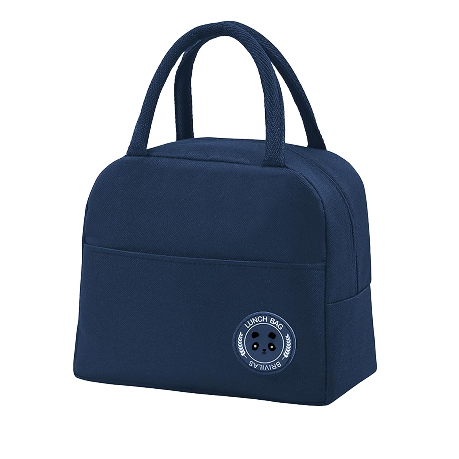 Insulated Lunch Bag for Men Women Leakproof Thermal Cooler Tote Reusable Lunch Box Container for Work School Picnic Travel Navy Blue