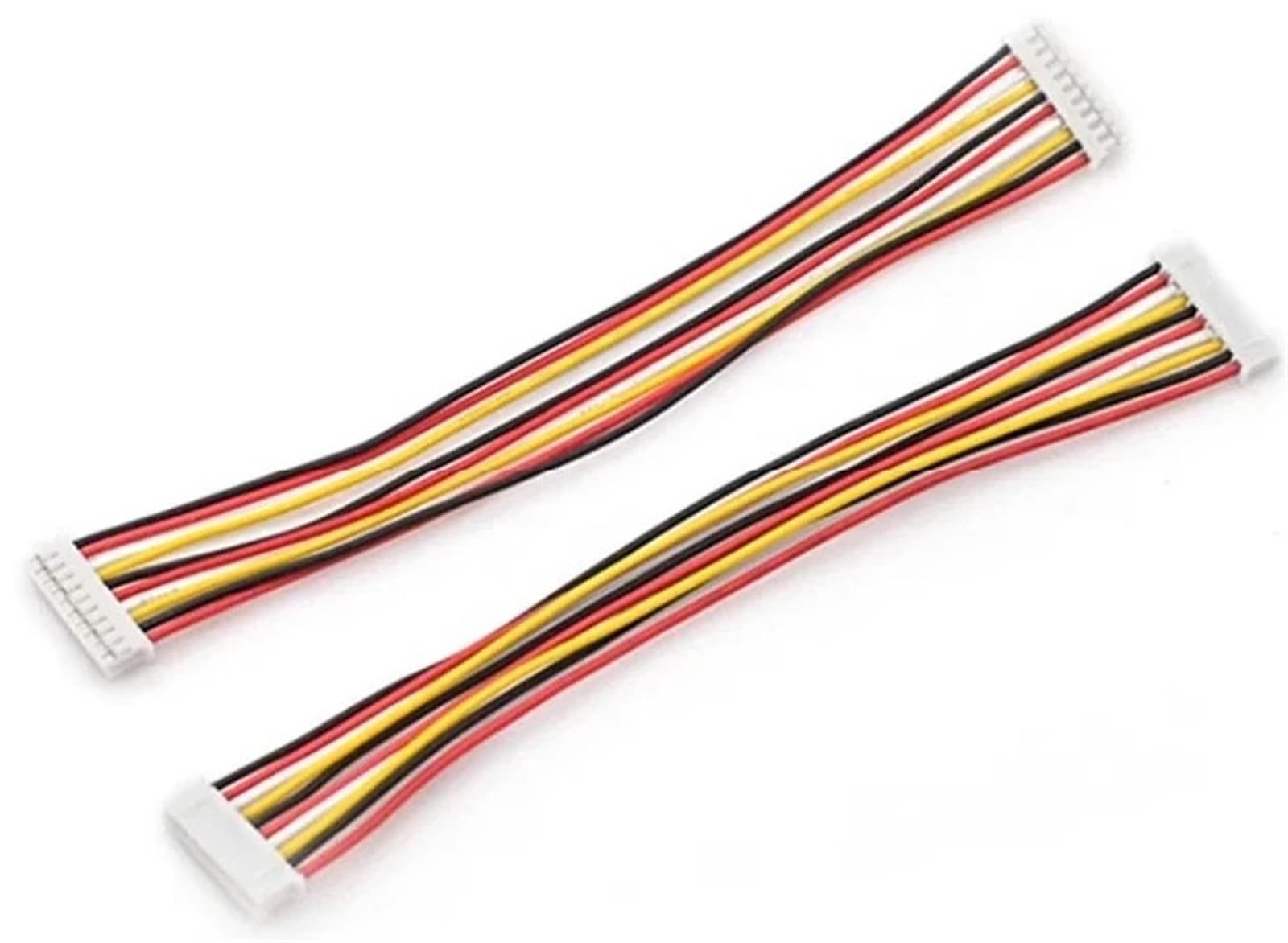 10 Uds. Cable PH2.0 26AWG doble cabeza 10-30cm, conectores rectos e invertidos