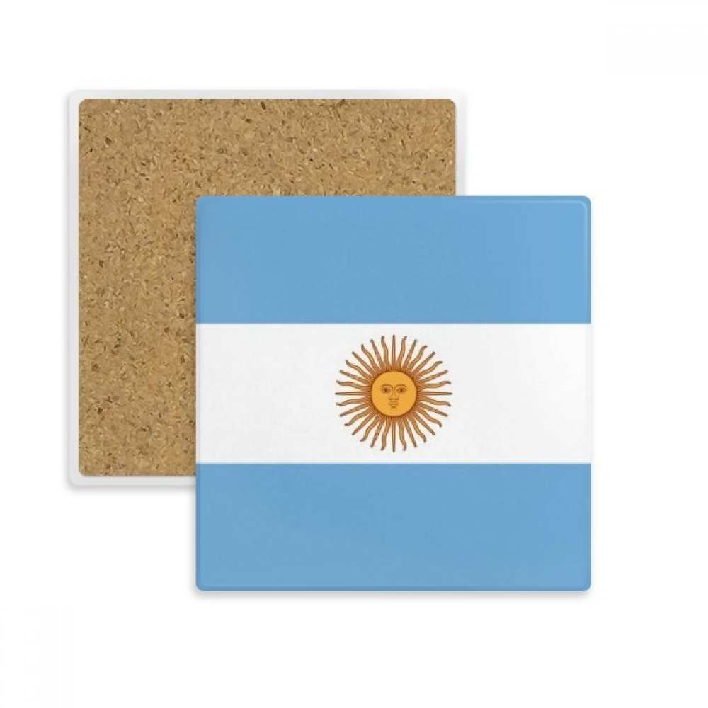 Dessous de verre Argentine cadeau idéal en pierre absorbante pour amateur de voyage
