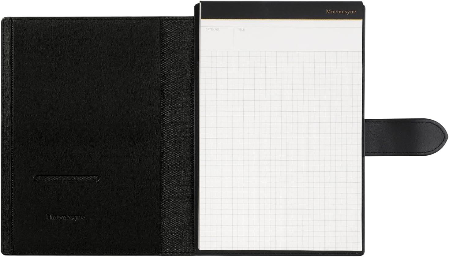 Maruman MNP-05 Neemocine Notepad with Cover, Underlayment, A5, Black