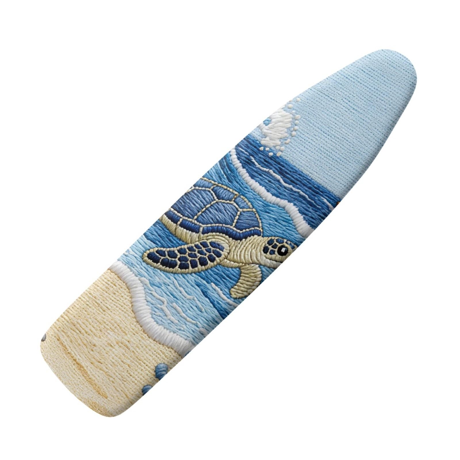 Large ironing board cover 130 x 45 Blue Animals Ironing Board Cover And Thick Padding Easy Fit in Multiple Sizes with Elastic Drawstring,durable,iron board covers fits all,Machine Washable