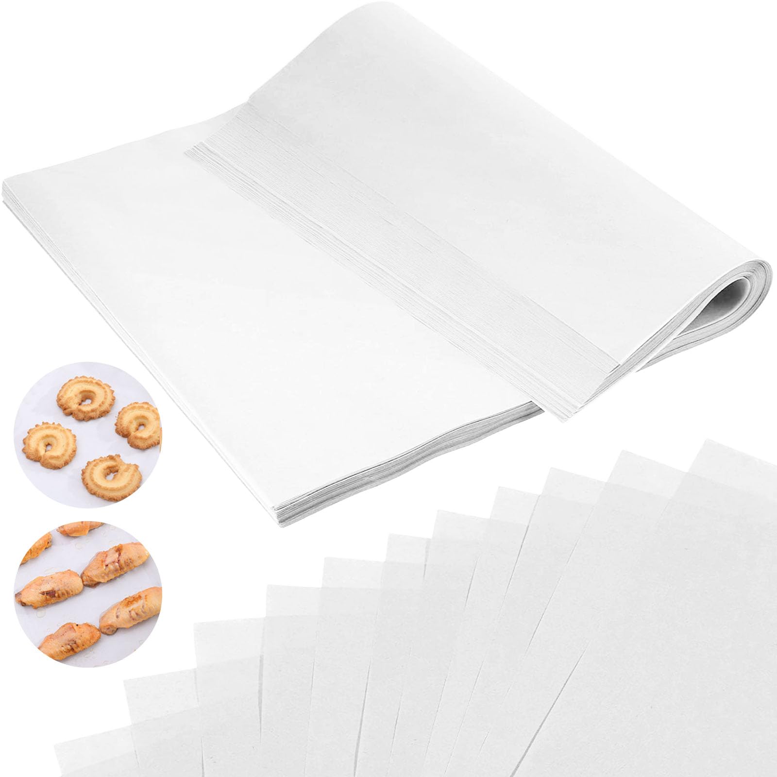 Bakpapiervellen - Cirkelvormige Bakgemak Perkamentpapier - Set van 100 Niet-plakkende Bakpapiervellen - Cirkelvormige Bakgemak Perkamentpapier - Set van 100 Niet-plakkende