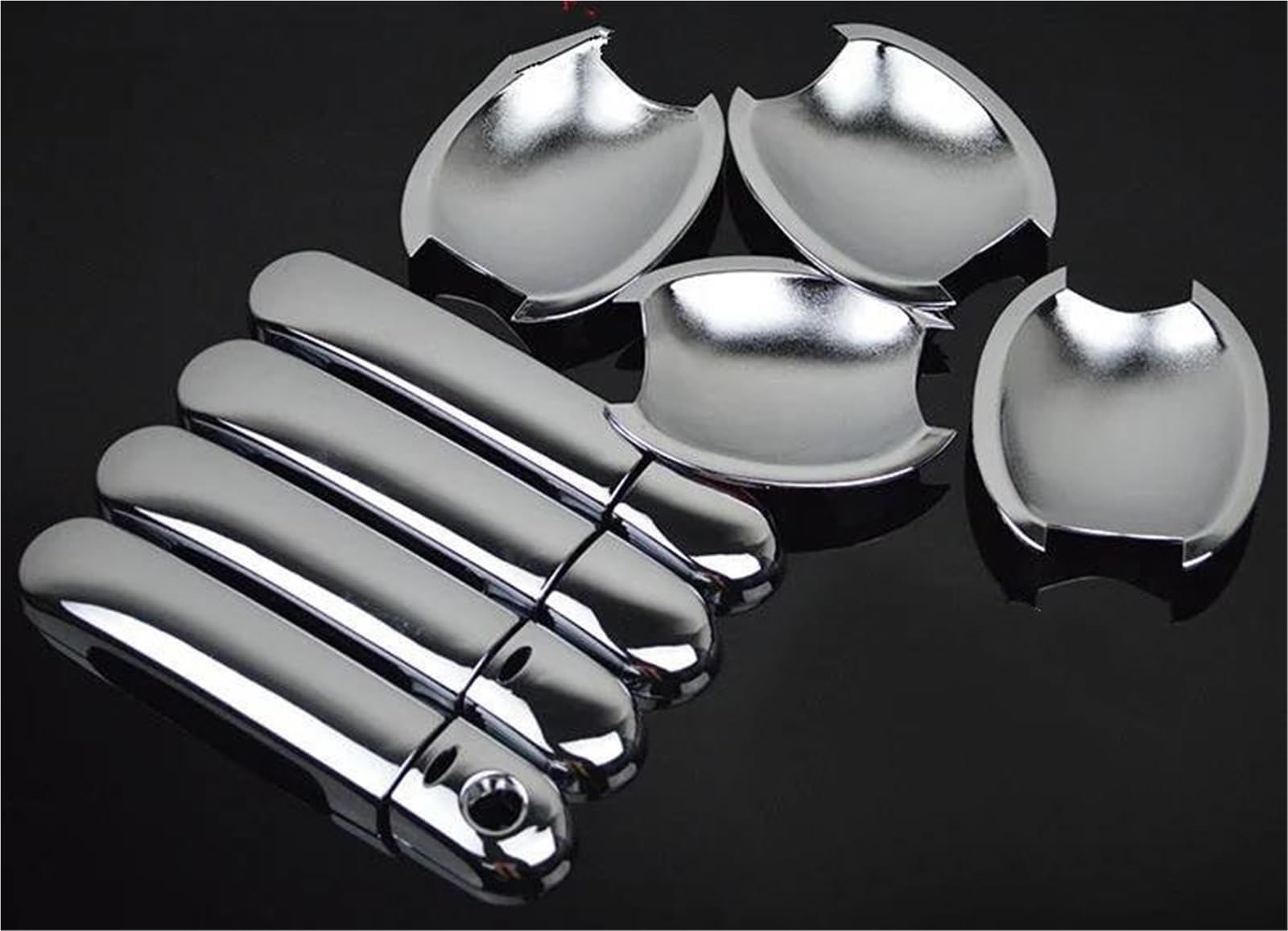 Bayde Handle Bowl 2 Button Car Door Handle Covers Accessories Trim Styling Overlay Stickers Decals For Nissan For Note E11 2005-2012 Cover Trim
