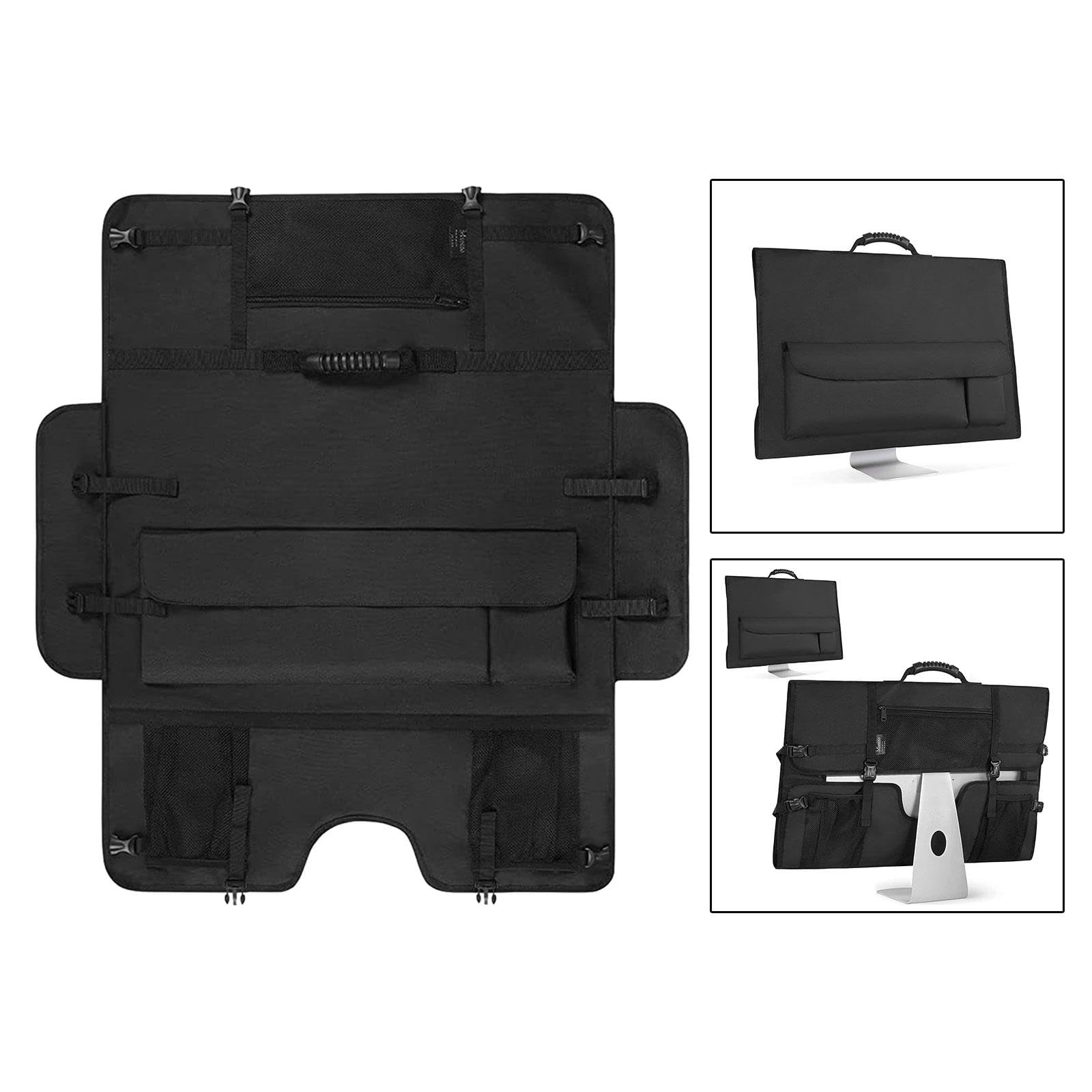 Étui de Transport pour Moniteurs 27 Pouces Sac de Voyage pour Écran Housse Anti-Poussière pour Ordinateur Étui de Protection Portable pour Écran LCD Moniteur de 27"
