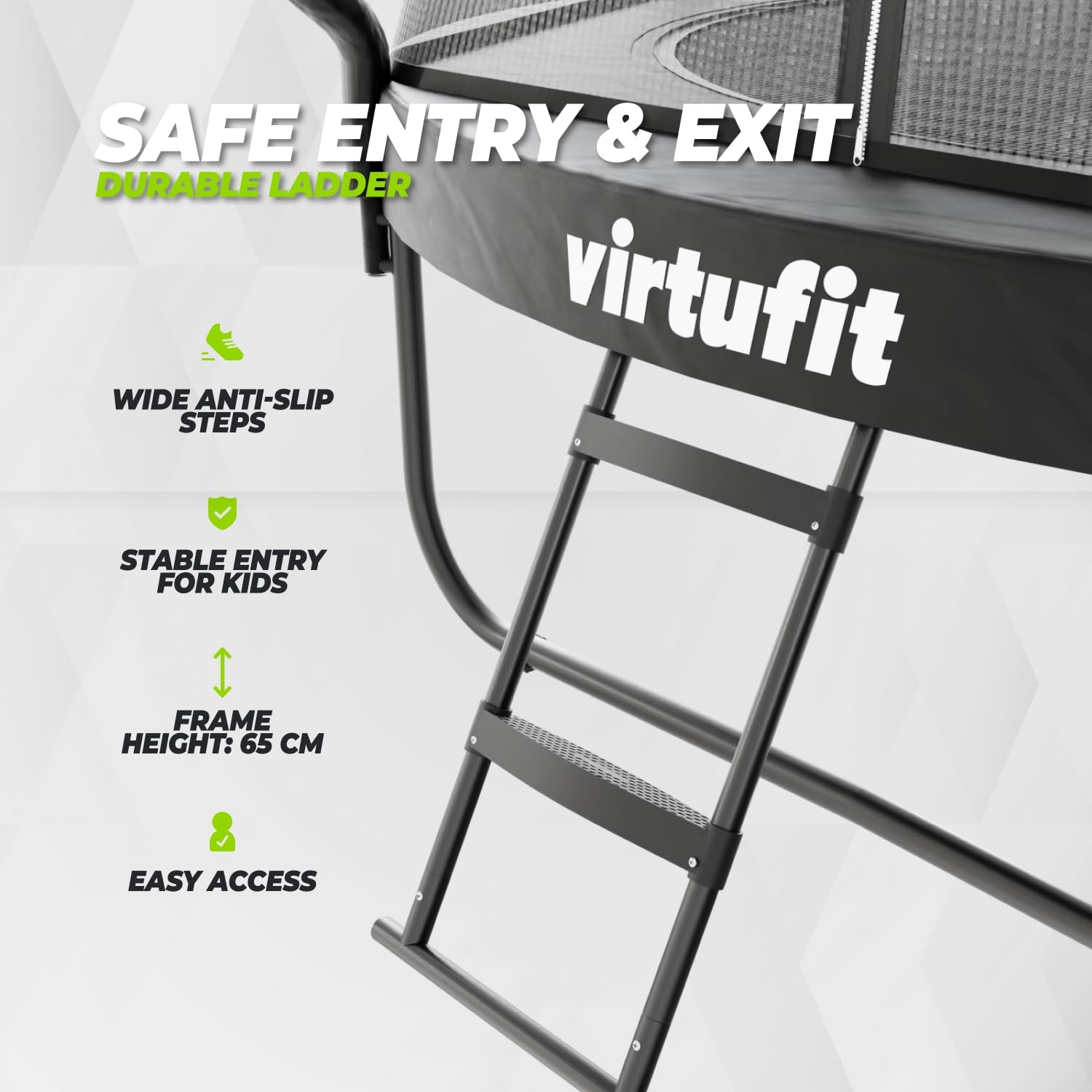 VirtuFit Trampolín con Red de Seguridad
