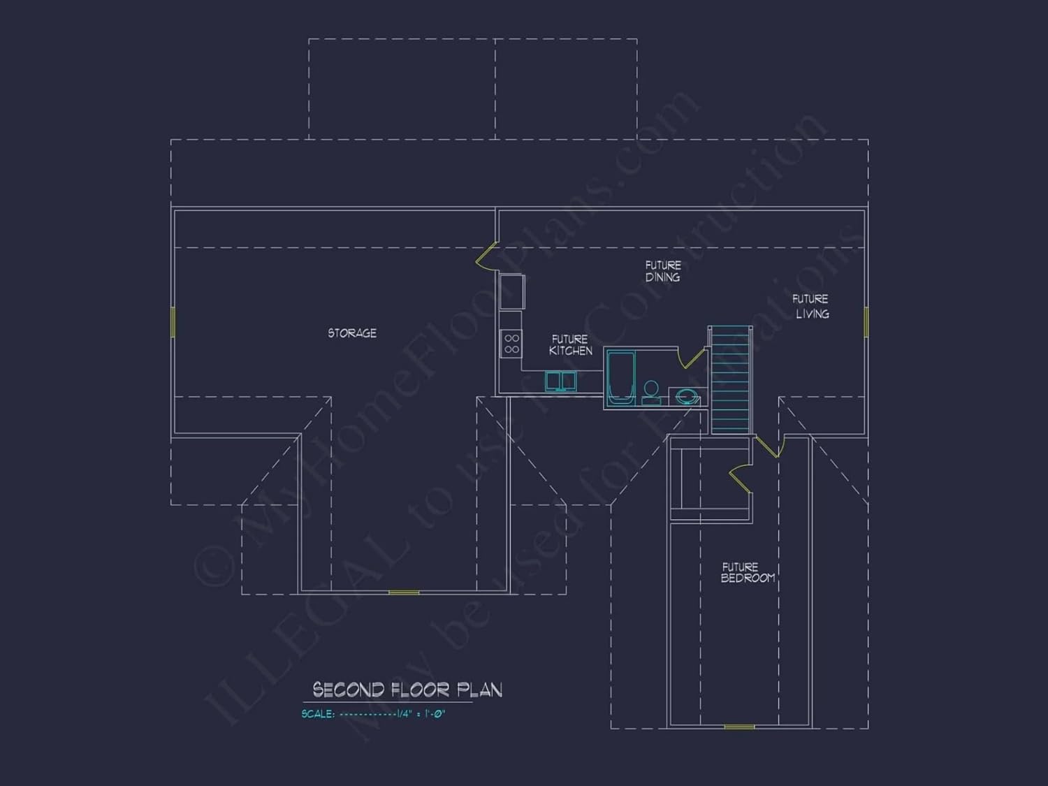 16-1399 House Plan - House Blueprint Design with Floor Plan CAD