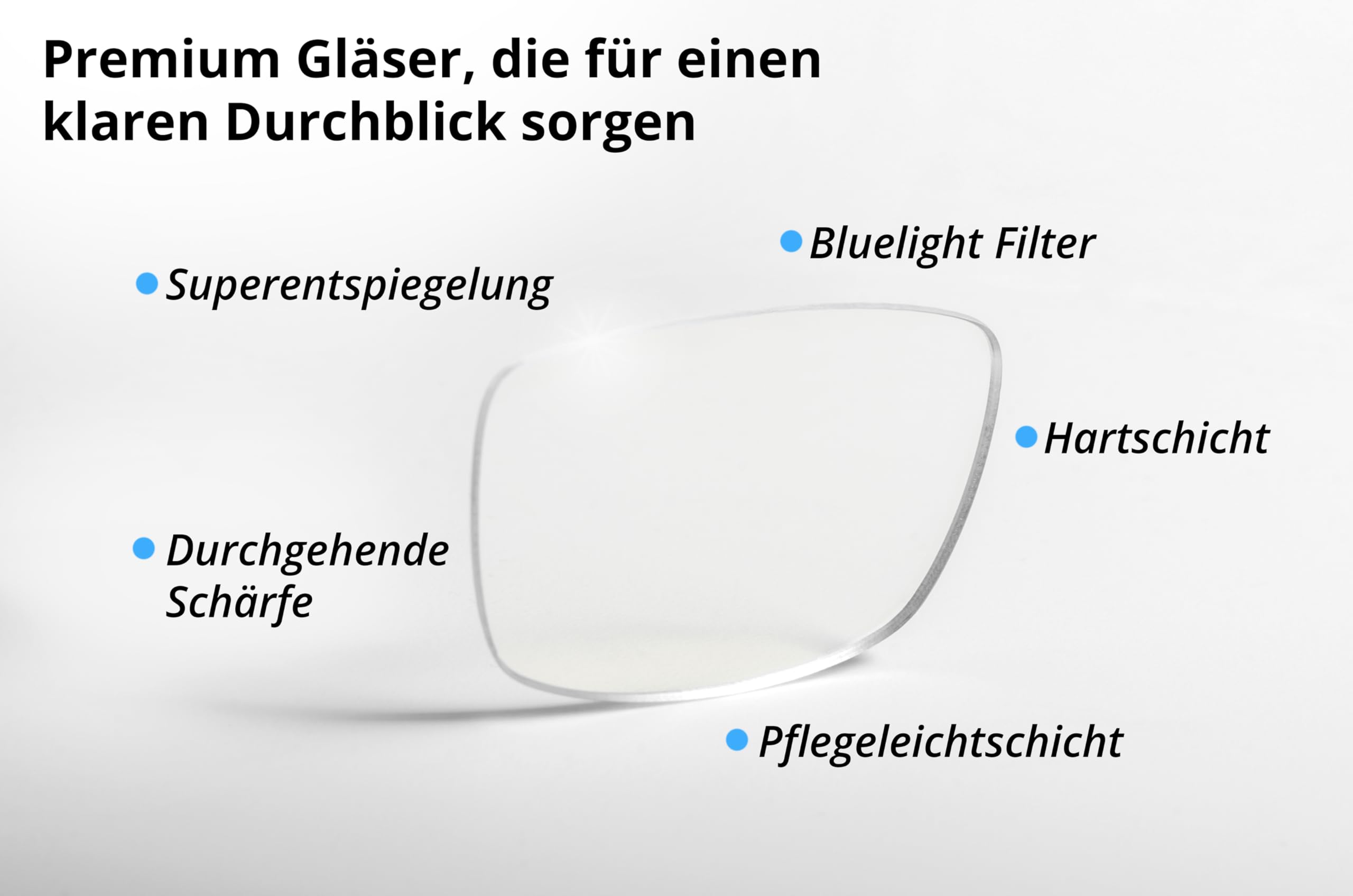 Edison & King Lesebrille Elements – schmale Metallbrille mit Premiumgläsern – entspiegelt und gehärtet