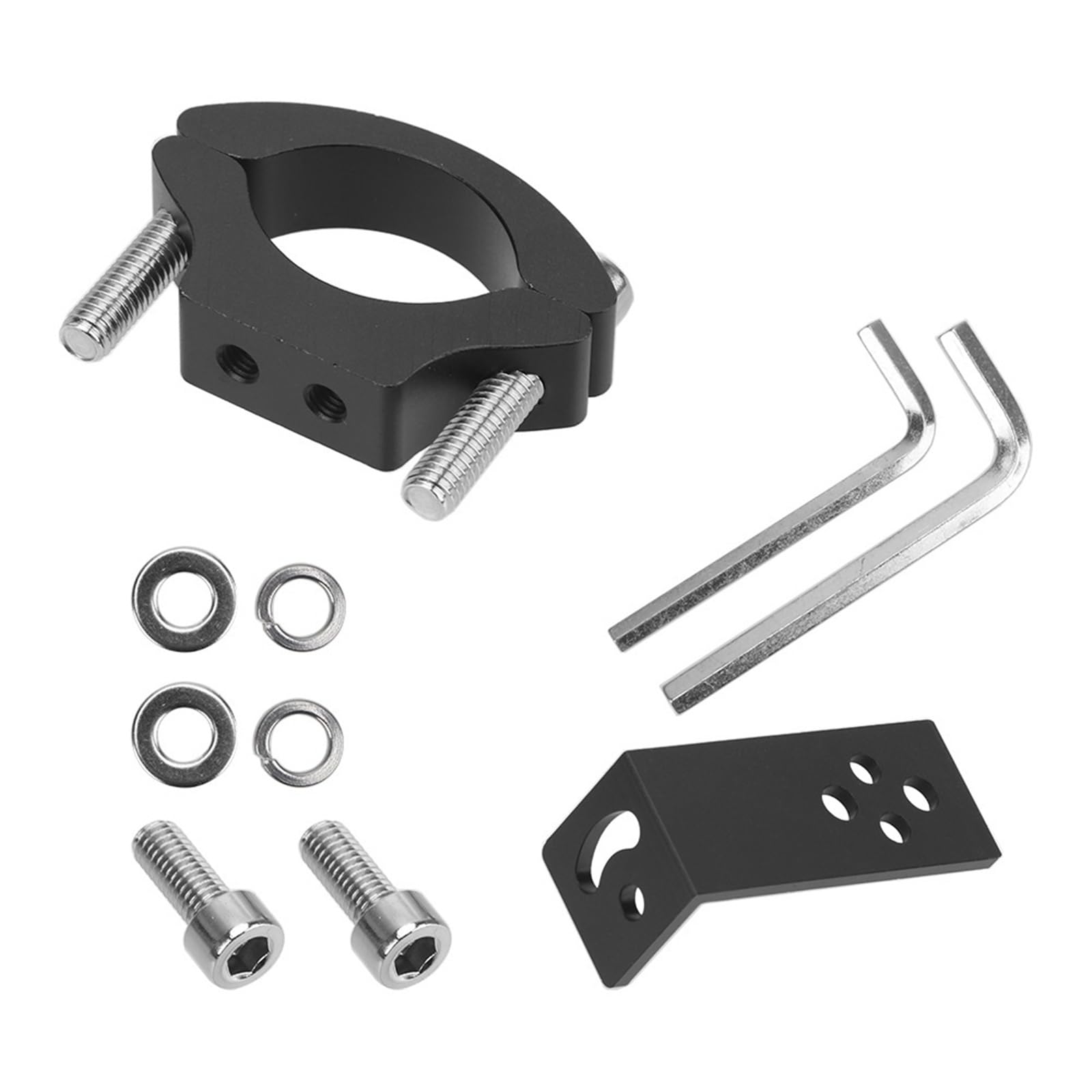 Ahusrwe Tg11 Bracket Light Motorcycle Headlight Support Bracket Spotlight Holder Fog Light Fork Clamp Extender Protection Dirt Bike Accessories(Tg11)