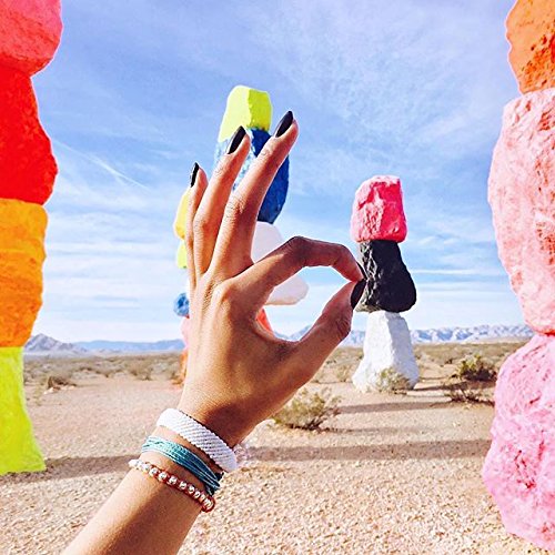 Pura Vida Jewelry Bracelets Solid Bracelet - 100% Waterproof and Handmade w/Coated Charm, Adjustable Band4