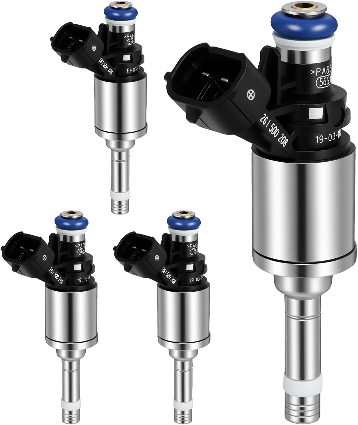 2011-2017 4Pcs Fuel Injectors Compatible for Nissan Juke 1.6L L4 Replace 16600-1KC0A 02615500092