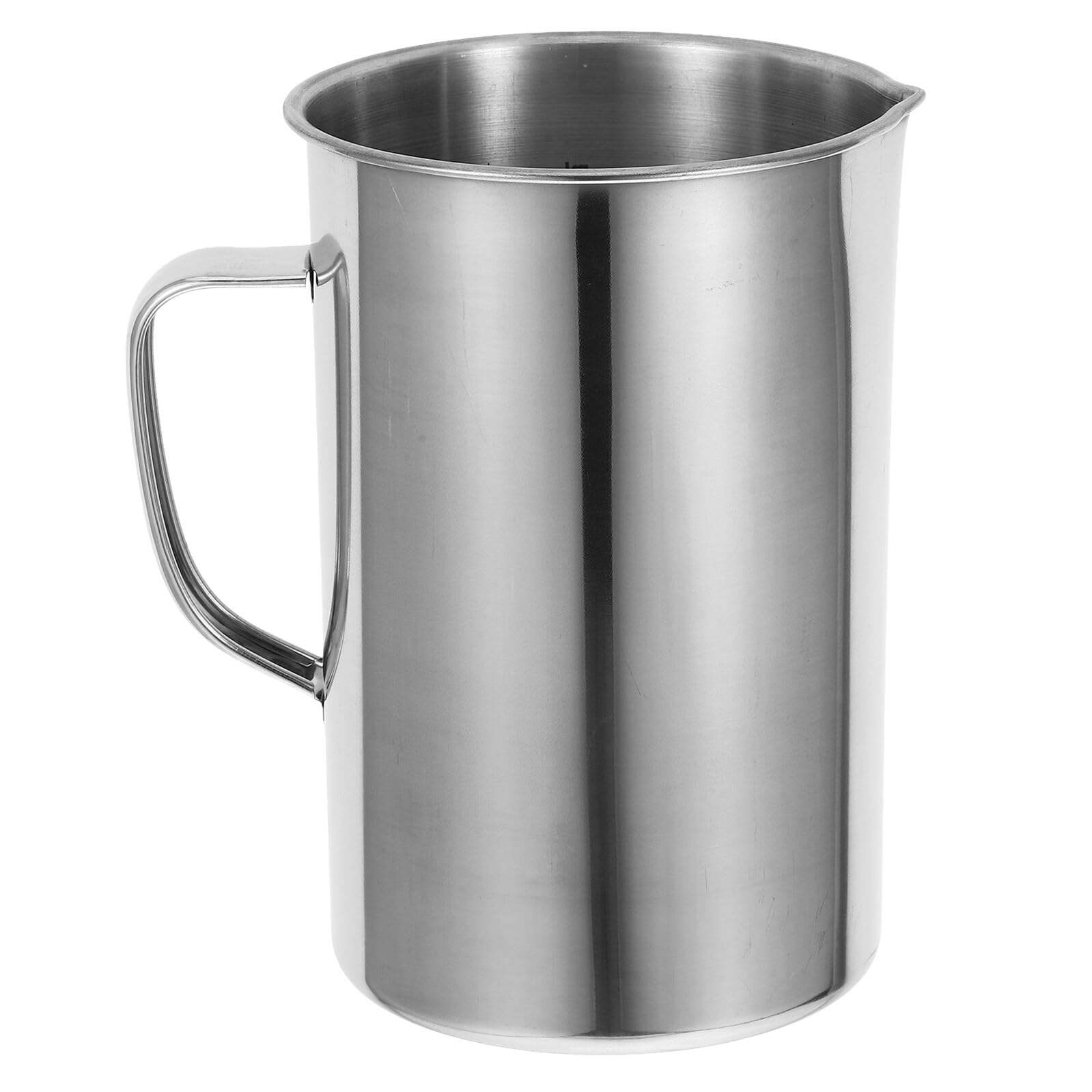 Misurino in Acciaio Inox Graduato 2000ml per Tè e Laboratorio