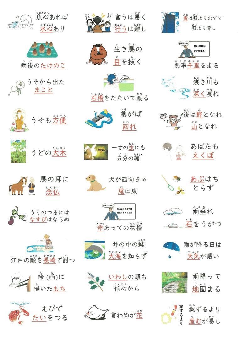 Amazon.co.jp: [絵 ] 中学受験 国語 ことわざ 慣用句 四字熟語