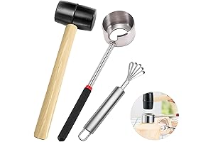 Coconut Opener Tool Set - Effortless Coconut Opening Kit