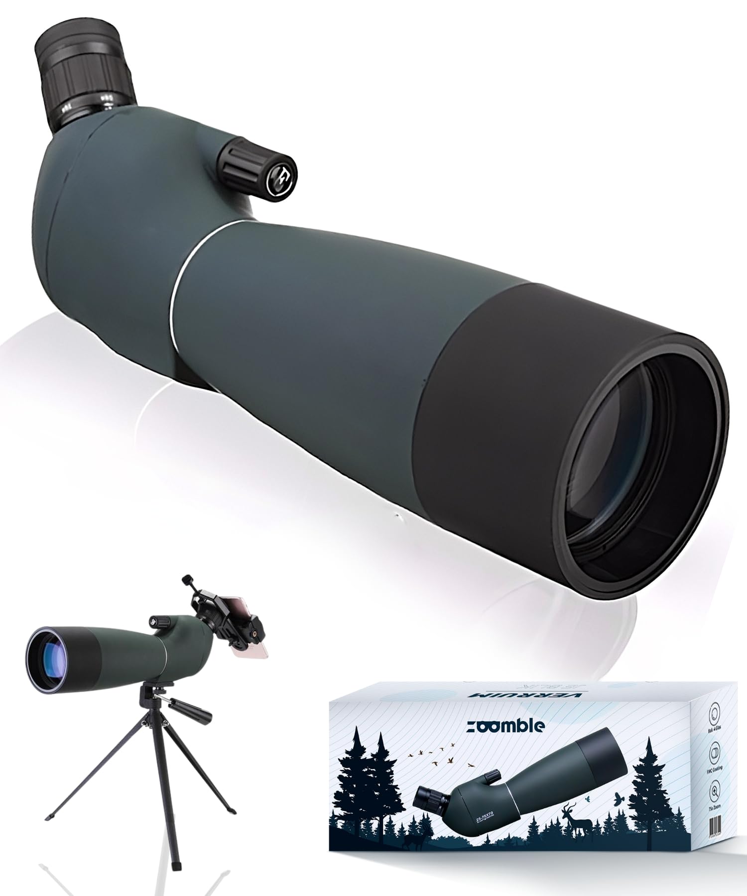 Spektiv 25-75x70 - HD-Zoom Spektiv mit FMC BaK-4 Prisma