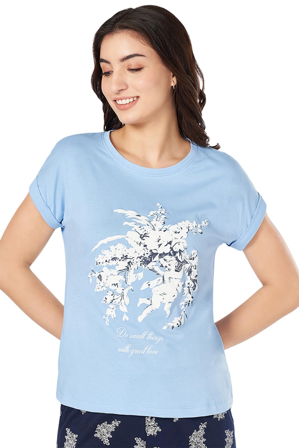 dreamz by pantaloons Women's Floral Comfort Fit Top-picture-23
