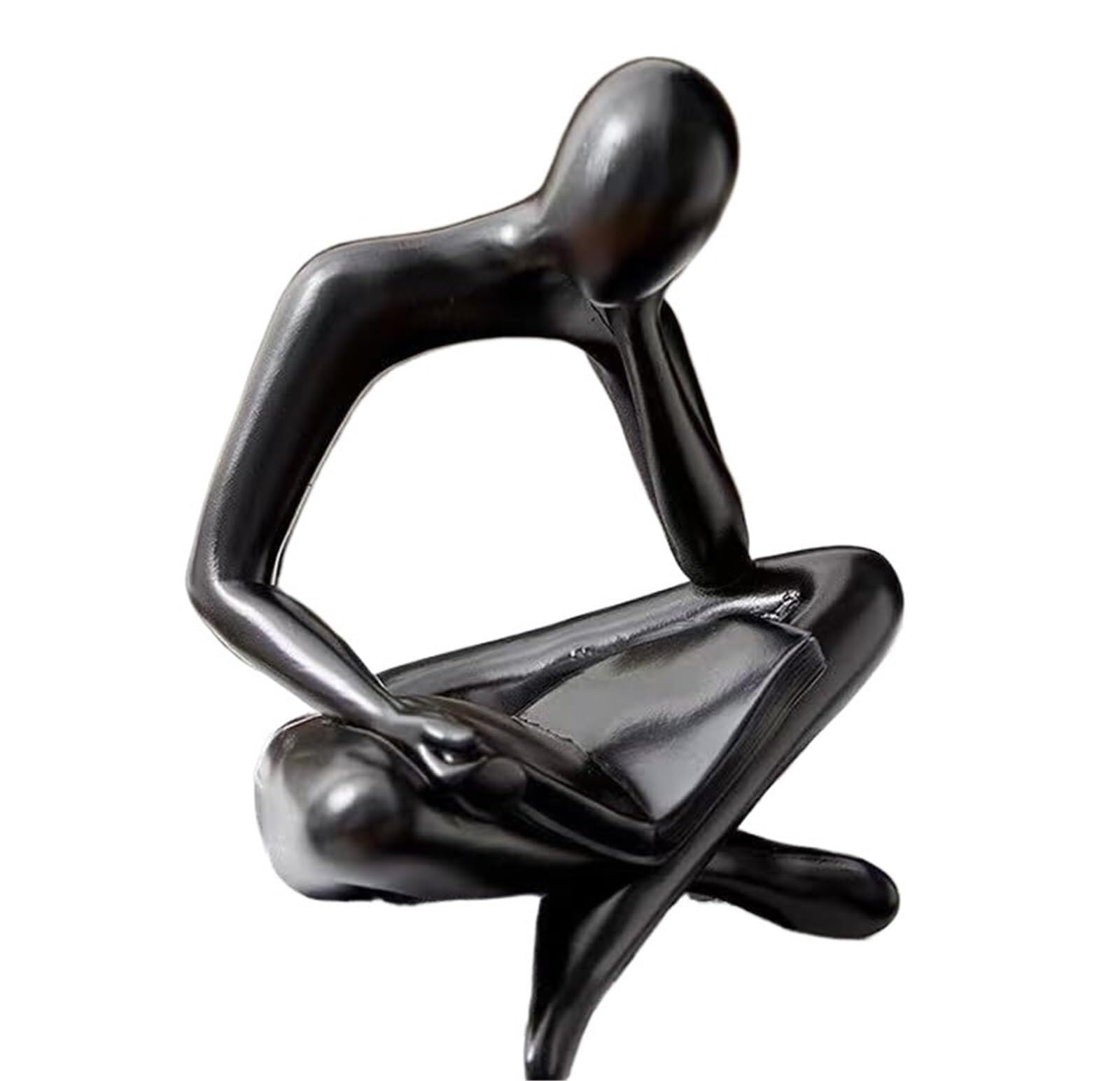 Statue penseur noir et moderne pour sublimer la décoration de votre bureau