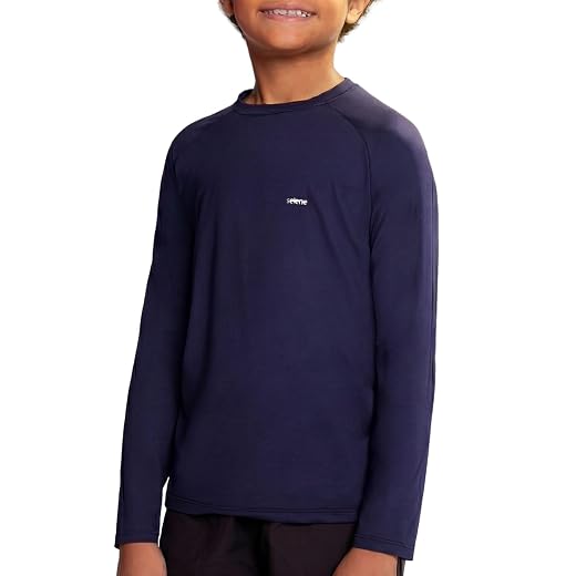 Camiseta UV50+ INFANTIL Manga Longa Menino Estampada Secagem Rápida Selene Camiseta Térmica INFANTIL Manga Longa UV50+ Poliamida Secagem Rápida Unissex