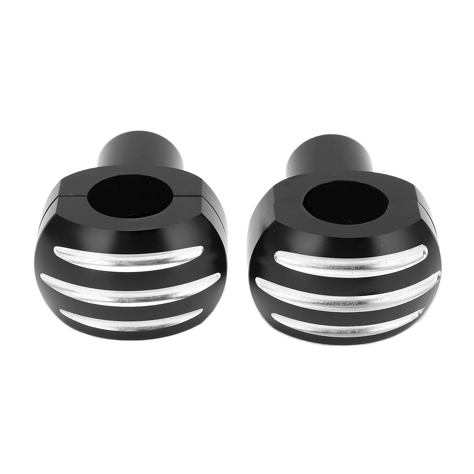 Wakects Riser Manubrio Moto Morsetto Manubrio Moto in Alluminio CNC Design a Testa Tonda da 25 Mm Solleva la Posizione della Barra per la Guida in Posizione Verticale Installazione Semplice per