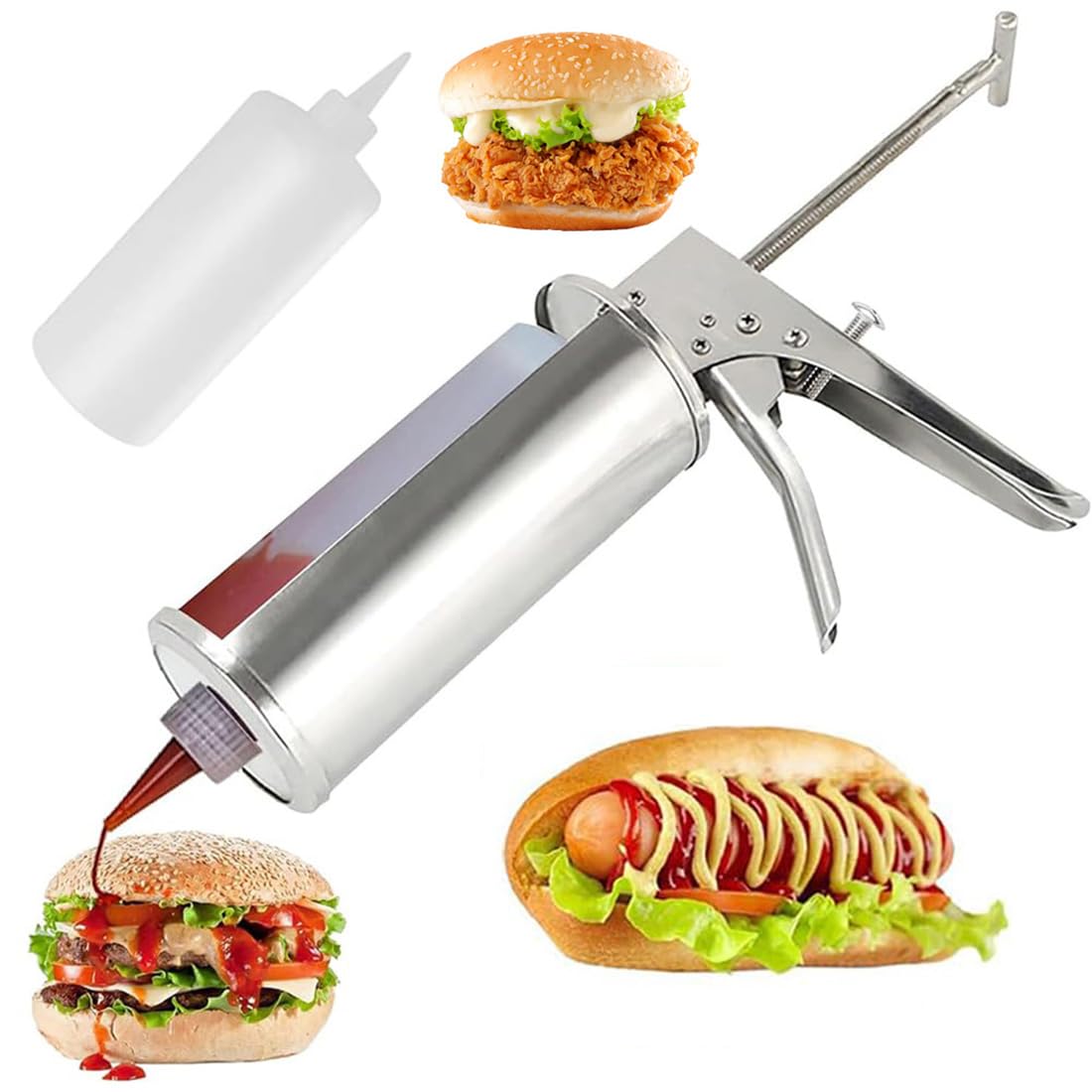 Amazon｜650ML プロフェッショナル定量ソースディスペンサー