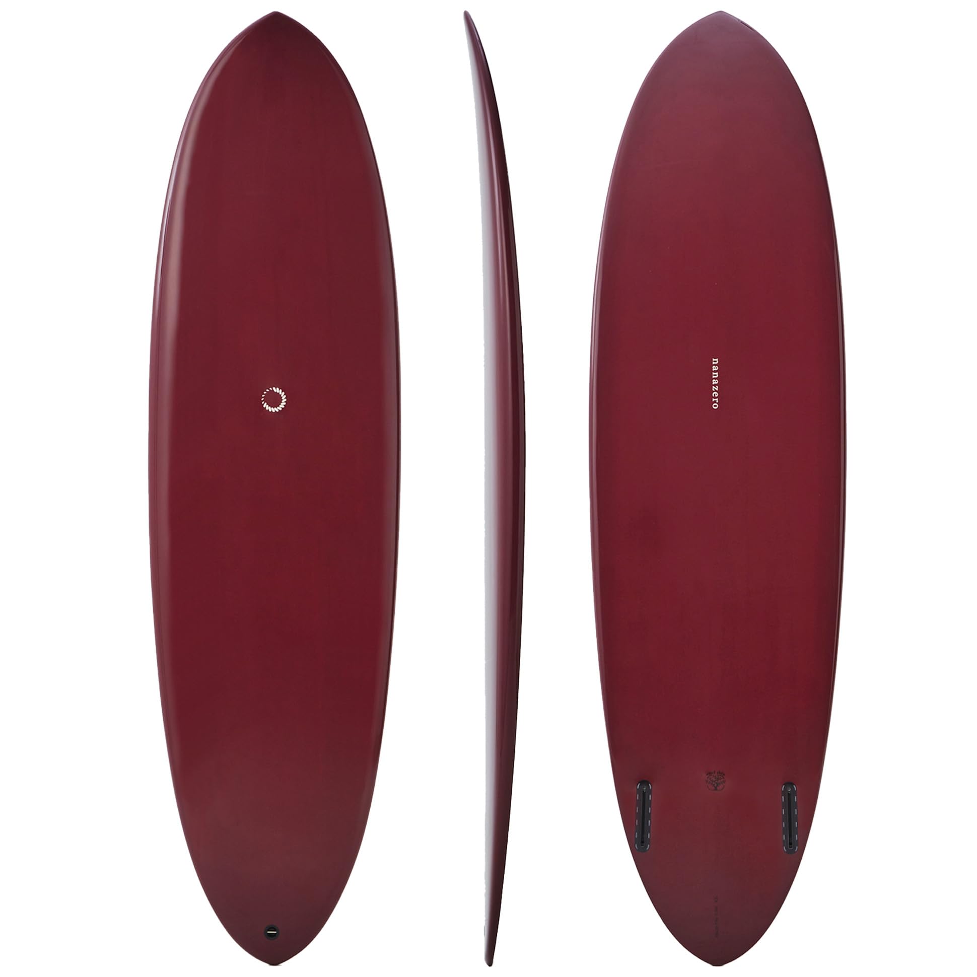 Amazon | nanazero WOOD SKIN サーフボード MID04 ツイン 6'6
