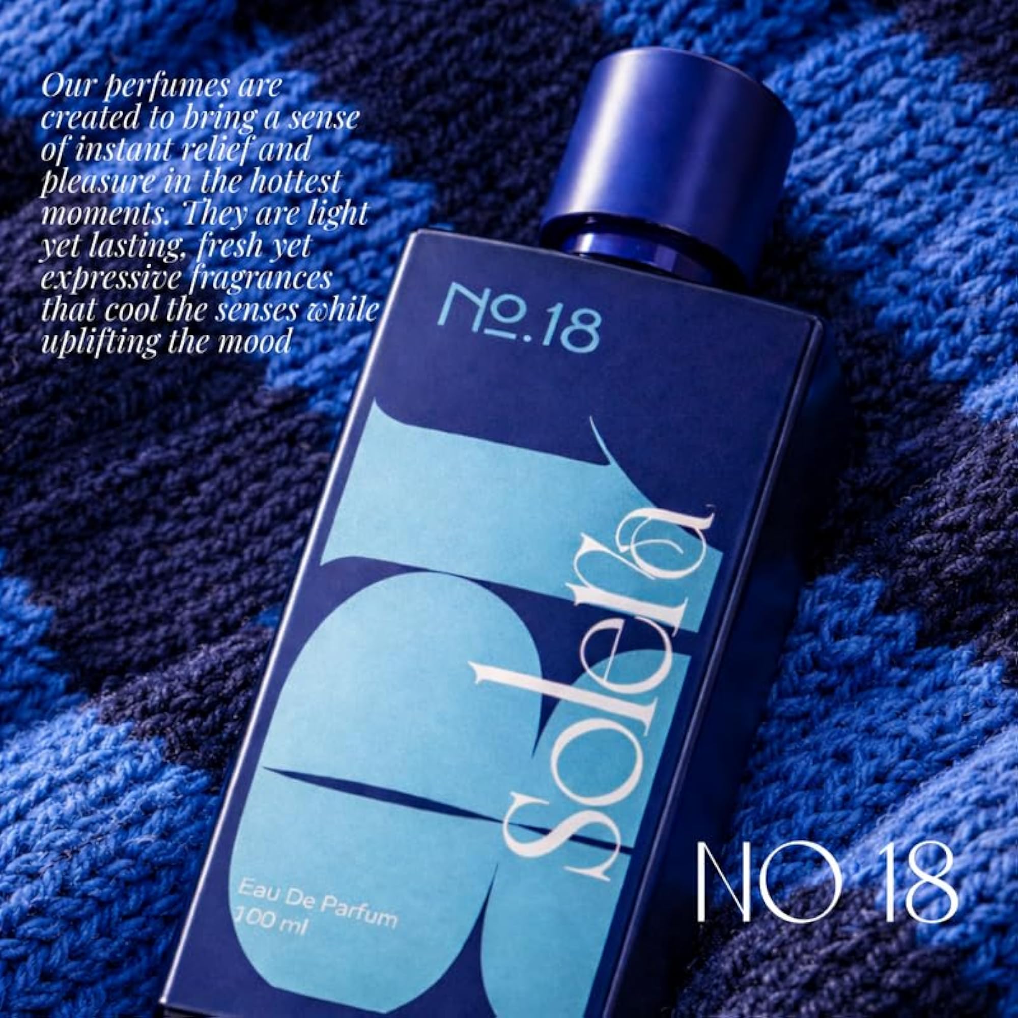 No.18 Eau De Parfum, Fresh Mint Citrus Fragrance, 100ml