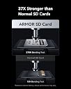 Lexar ARMOR SILVER PRO SD Card 256GB, UHS-II SD Memory Card, Stainless Steel, C10, U3, V60, 6K UHD Video, up to 280MB/s Read, 160MB/s Write, SDXC Card for DSLR/Camera/Photographer/Videographer gallery image