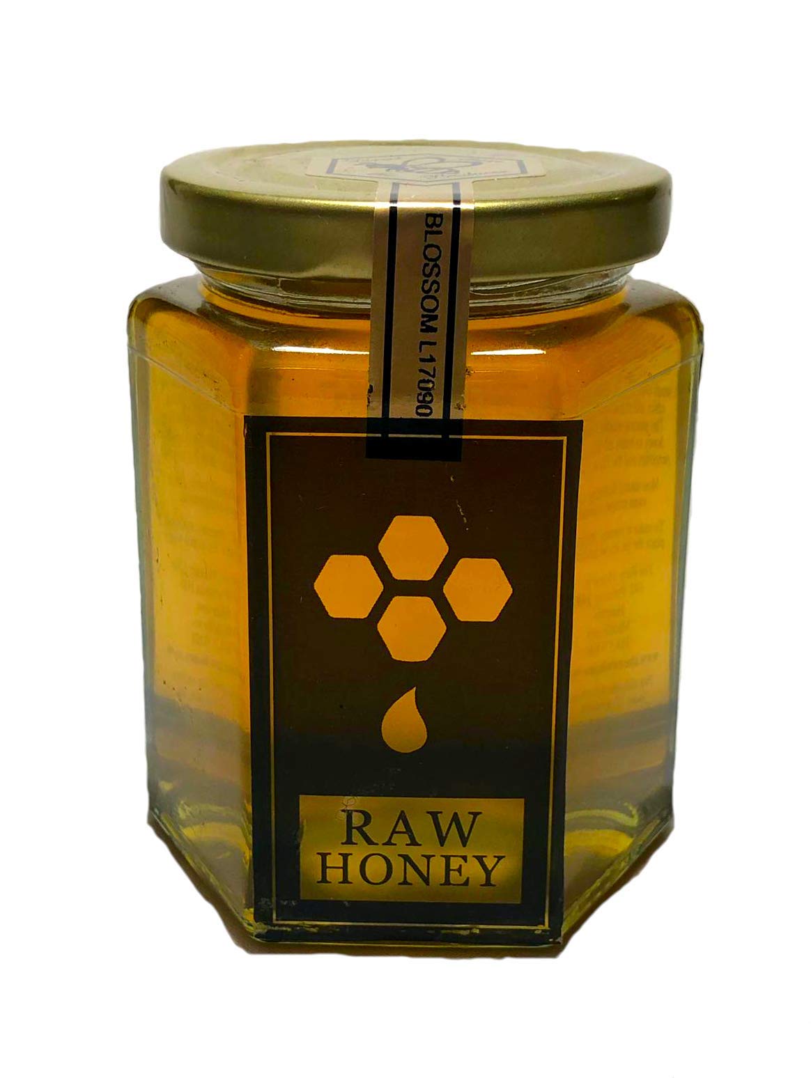 Raw ENGLISH Honey Blossom Clear, Direct from Hive, 100% Pure, Unheated, Unprocessed, Unpasteurized, Unfiltered Honey 350g