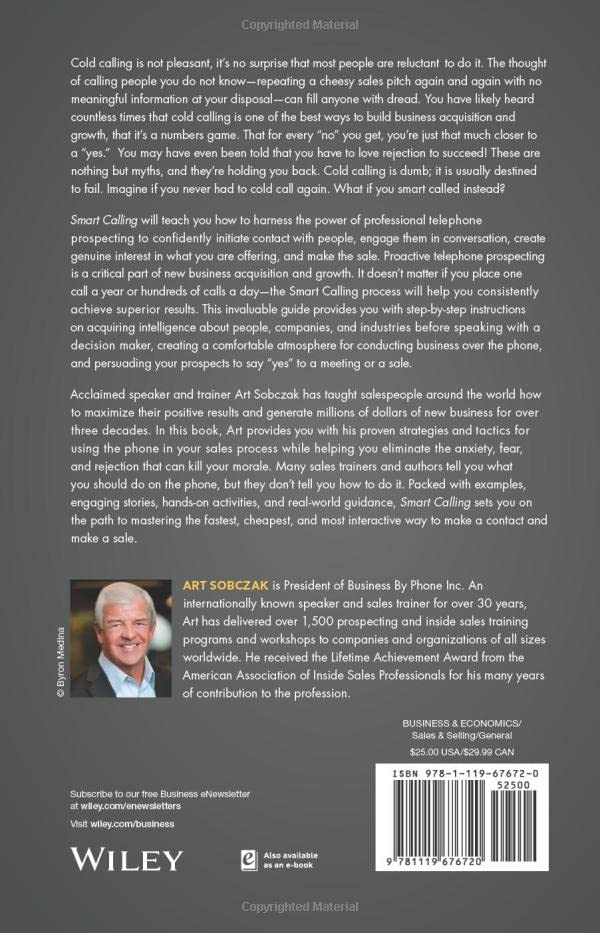 Image of Smart Calling: Eliminate the Fear, Failure, and Rejection from Cold Calling