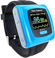 Vista 3 de Contec CMS50F Oxímetro de pulso usado por muñeca con software y cable de descarga