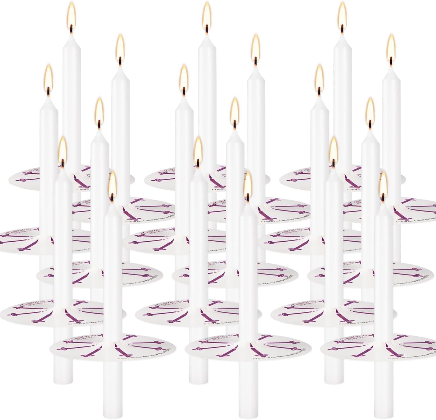 100 Pack 4 Hour Long time Burning,Unscented Tea Lights Candles,White, Smokeless, Dripless,for Weddings, Home, Pool,Shabbat