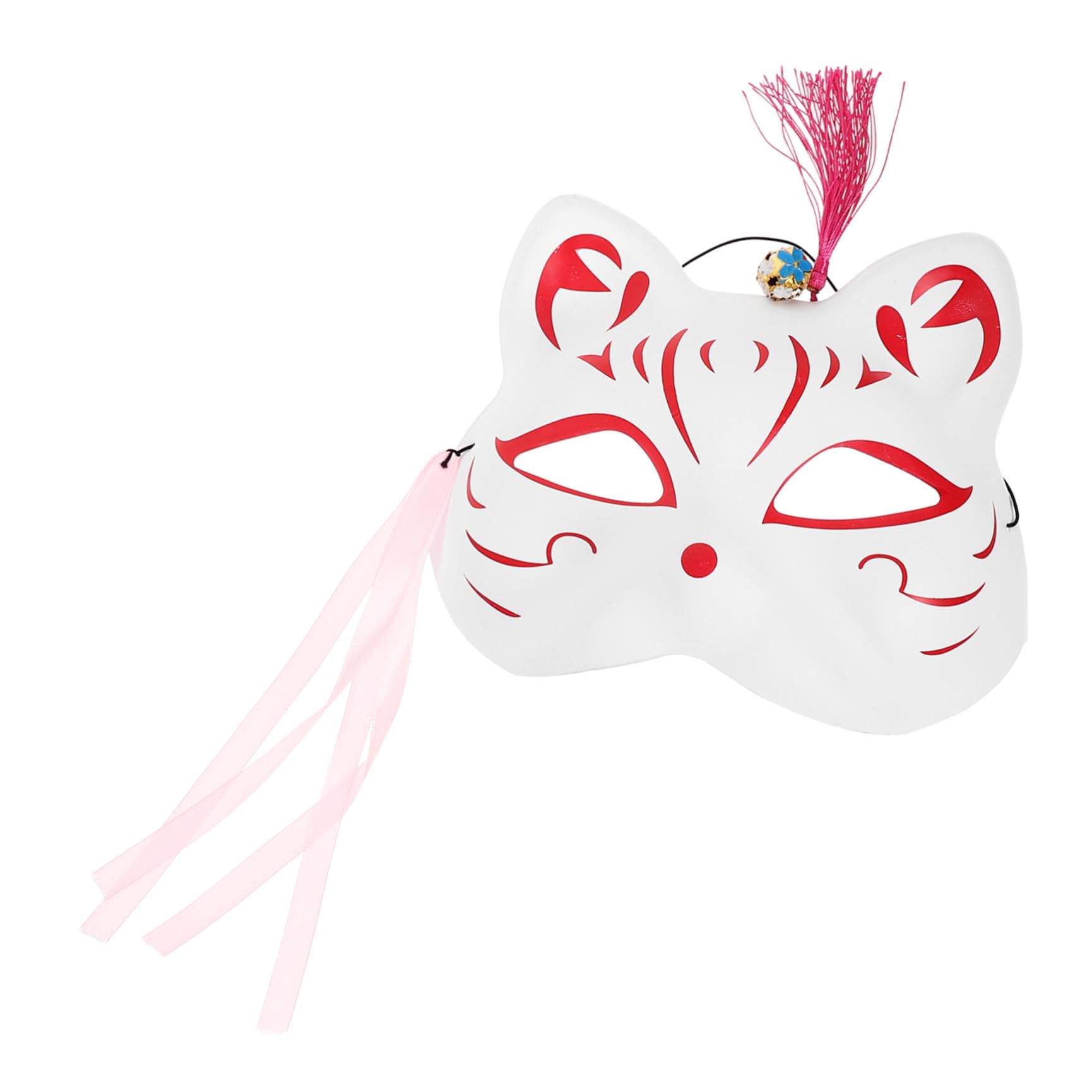 Máscara japonesa kabuki con palabra kabuki en kanji | Vector Premium