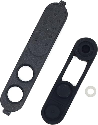 Miniatura 2 de PTT - Botón de goma y bisel para Motorola Radio DEP450 CP200D XIR-P3688 DP1400 Radios portátiles Walkie Talkie Accesorios de repuesto para 2 pares