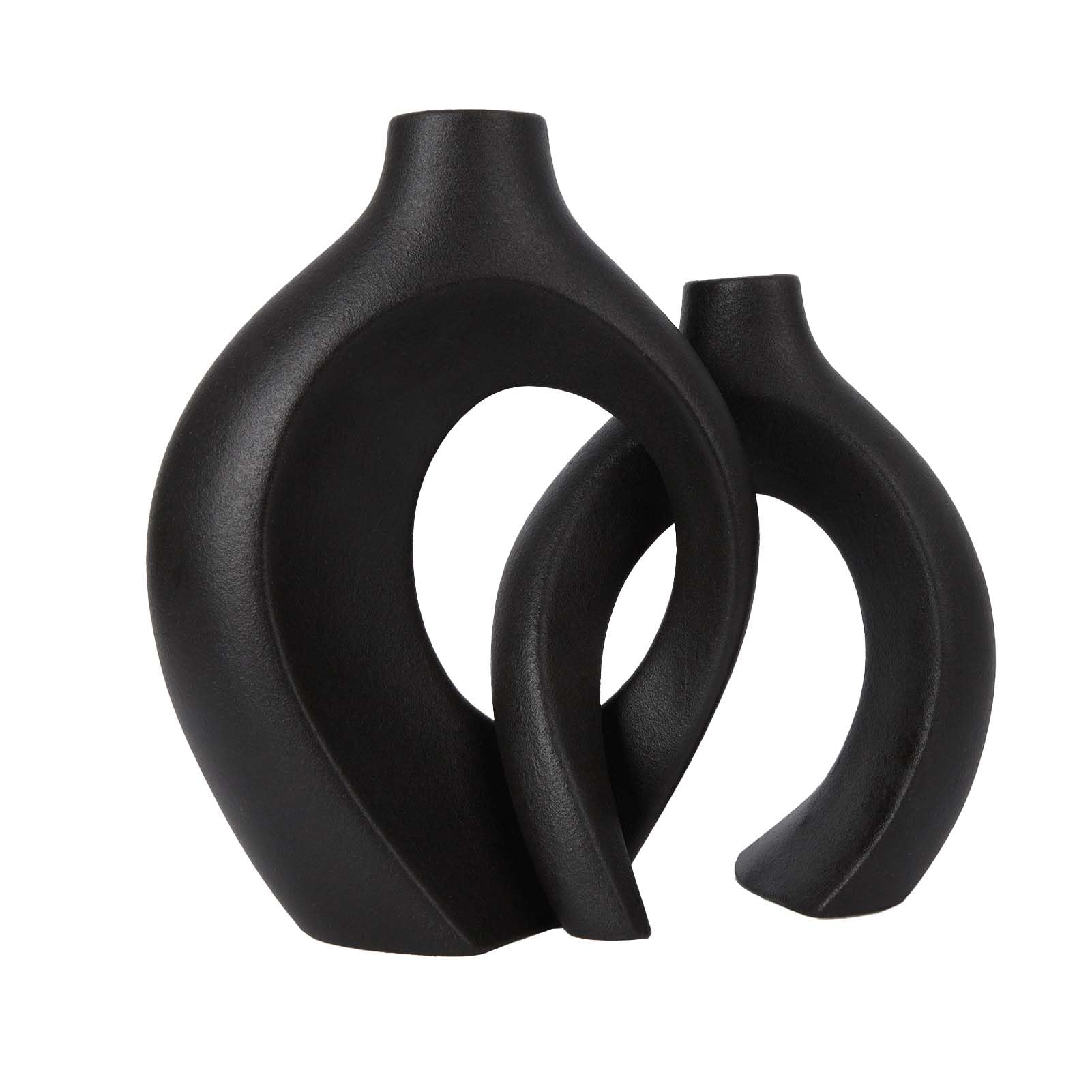 maozyiltle Ceramic Hug Flower Vase, Modern Indoor Decorative Vases - Image 3