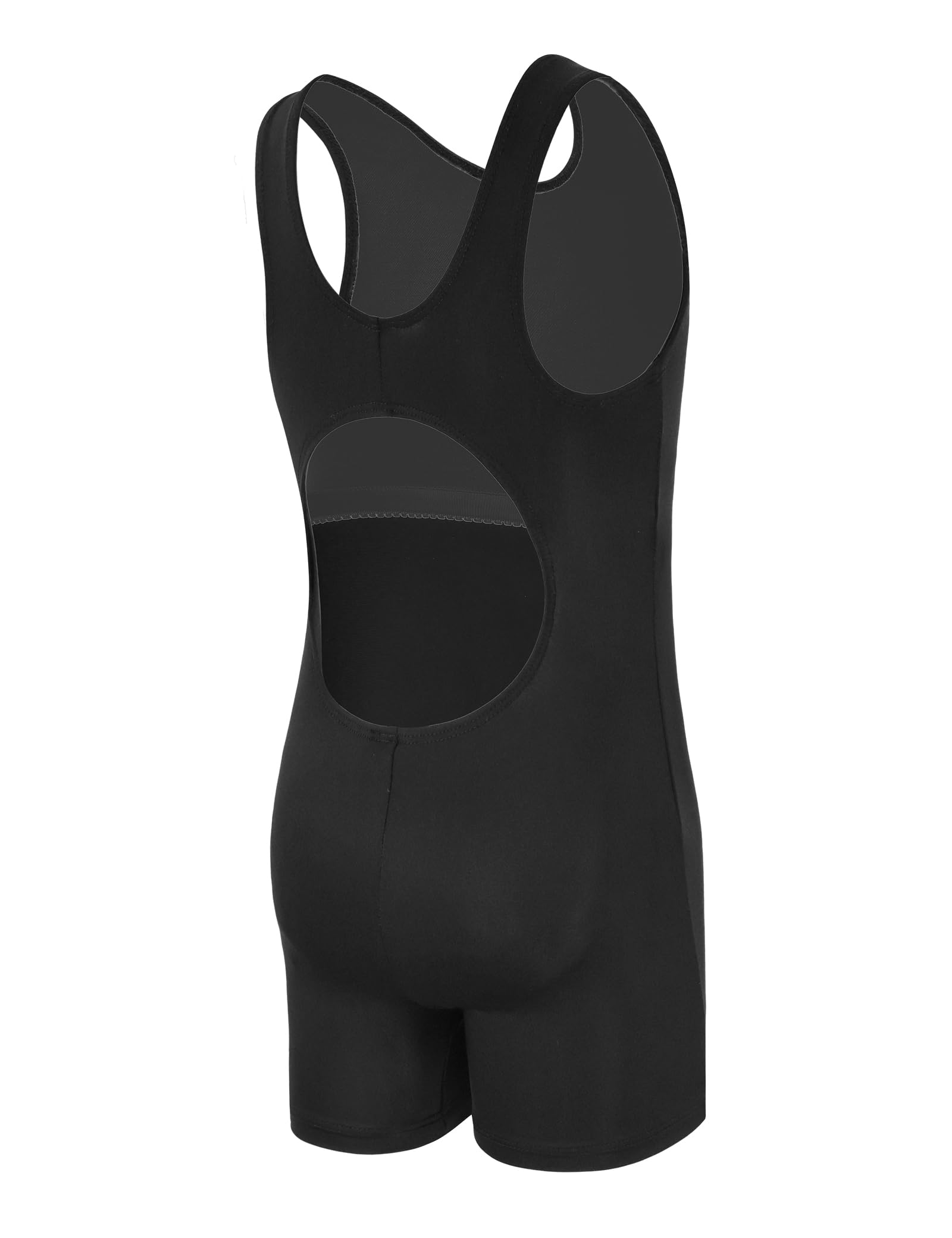 Girls Swimsuit Sleeveless Bathing Suits Back Cutout Summer Swimwear with Removable Chest pad 6-14 Years