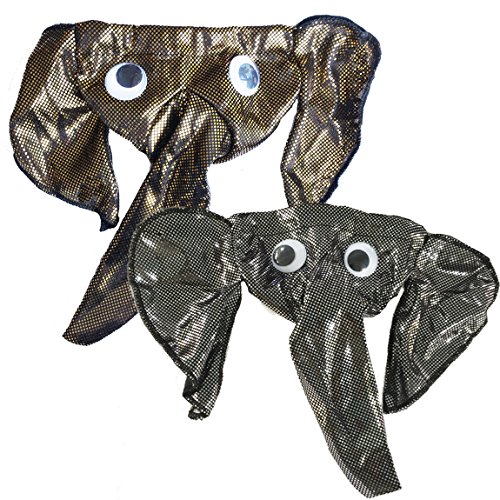 Sparks Men’s Silver and Gold Metallic Elephant Trunk Thong (Pack of 2)(L/XL)