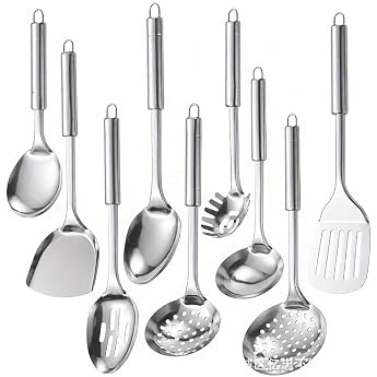 9 Piece Stainless Steel Kitchen Tool Set