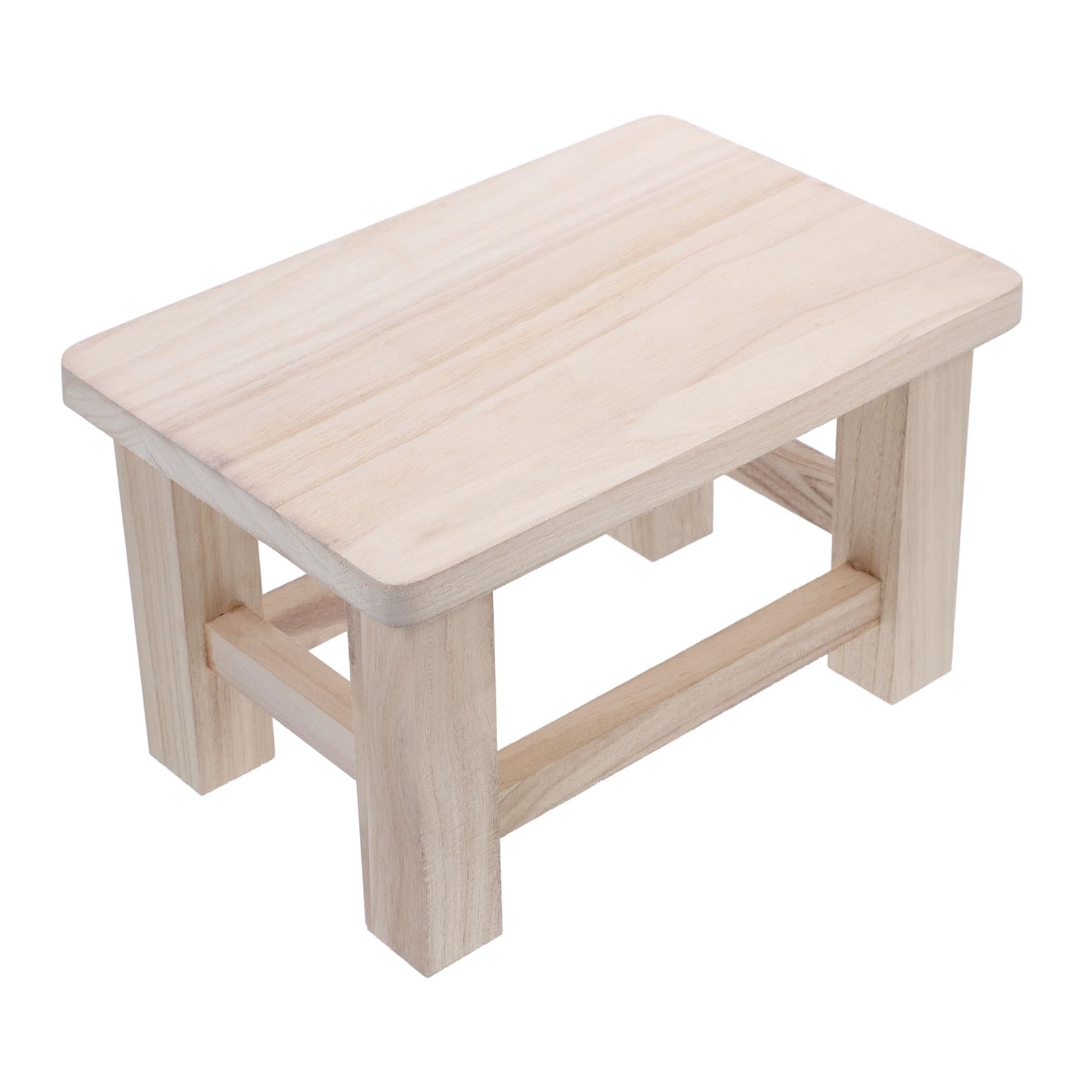 iplusmile Taburete Infantil de Madera Maciza para Cambiar Zapatos en Casa