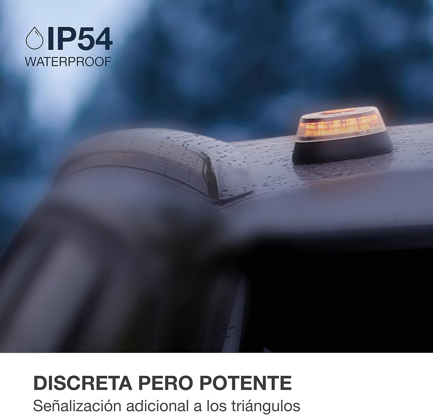 Luz Emergencia V16 Homologada DGT aprovada con Geolocalización, Baliza Coche Conectada DGT 3.0, Datos Incluidos hasta 2038, Kit de Emergencia para coche, obligatoria 2026!