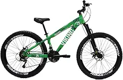 Bicicleta Aro 26 Viking Tuff x25 21 Marcha Quadro em Alumínio Freio a Disco