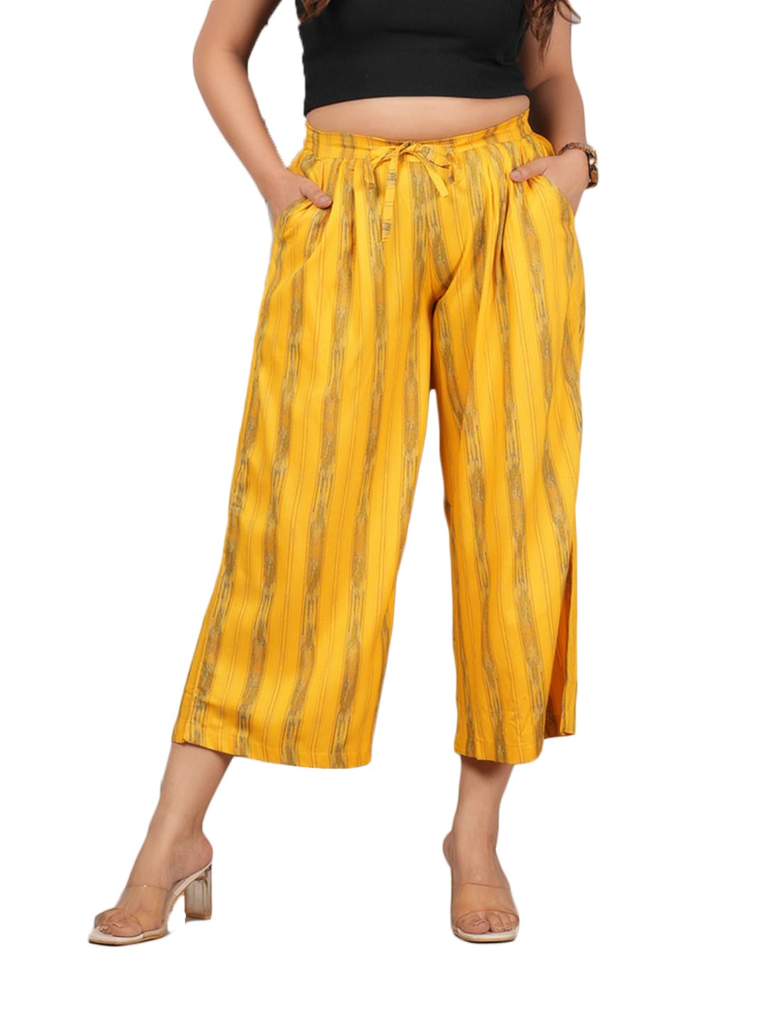 Pyjamas/Lounge Pants with 2 Side Pockets Pyjama Pants for Women & Girls | Ideal for Casual and Night Wear-image-7