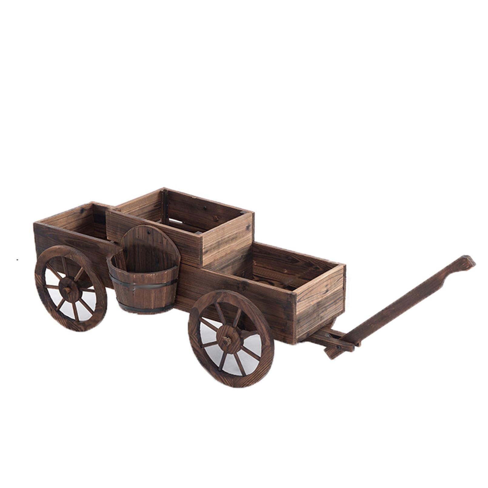 Porte plantes d'intérieur en bois pour décorer le salon et le balcon du jardin